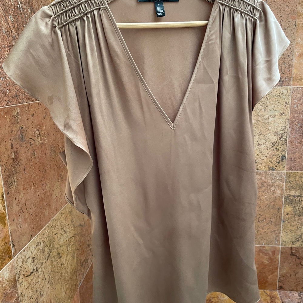 WHBM Tan Women's Top